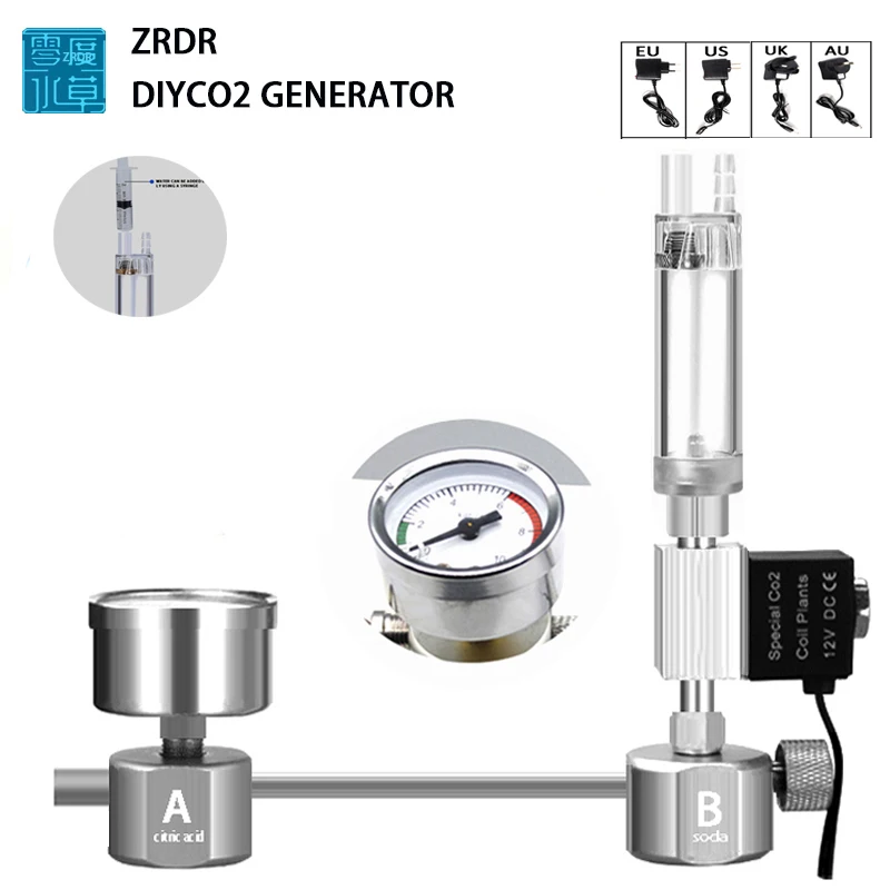Planted Aquarium Equipment - Zestaw do samodzielnego montażu reaktora CO2