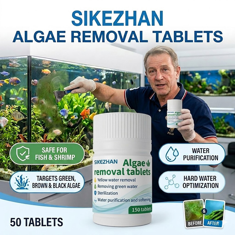 Planted Aquarium Algae Control - Tabletki do szybkiego usuwania alg, oczyszczacz