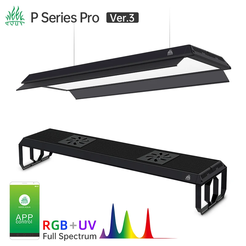 Aquarium Plant Growth Light - Panel LED Week Aqua Full Spectrum