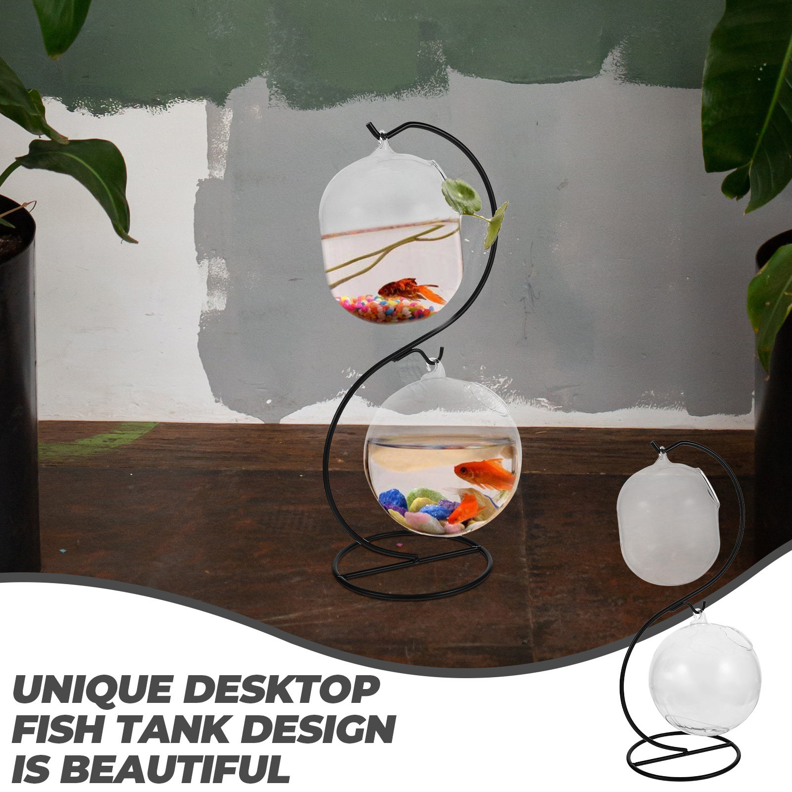 Aquarium For Planted Tank - 1 zestaw przezroczystego szklanego akwarium na