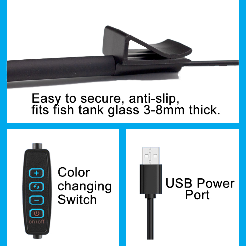 Lampa LED do akwarium USB, ośw – Planted Aquarium Mini recenzja i cena