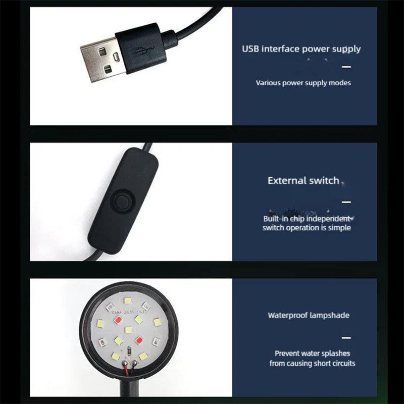 Lampka LED USB do akwarium z k – Aquarium Plant Growth Light recenzja i cena