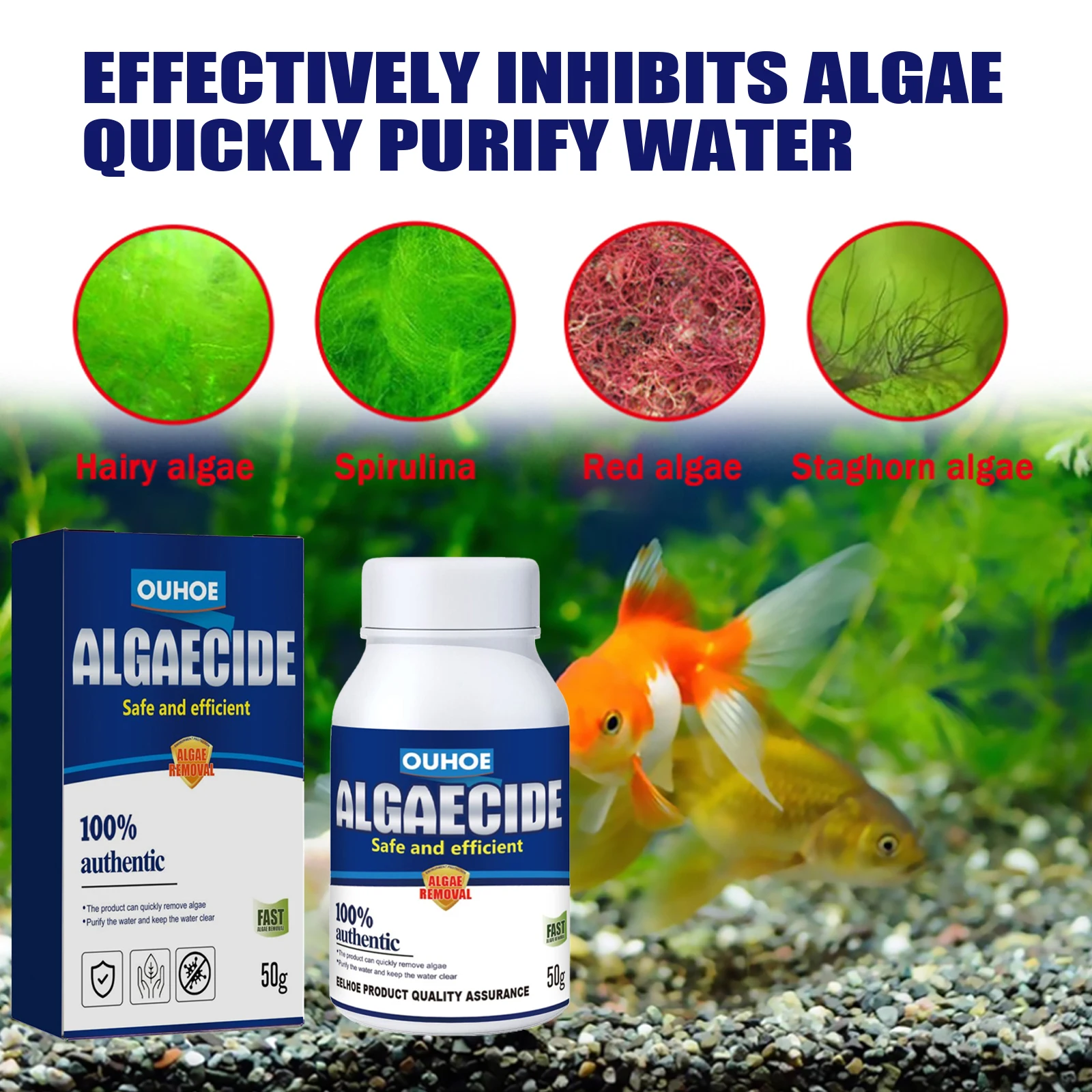 Puder do usuwania glonów w akw – Planted Aquarium Algae Control recenzja i cena