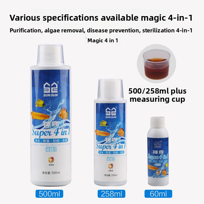 Sunsun 4-w-1 Kondycjoner do wo – Planted Aquarium Algae Control recenzja i cena